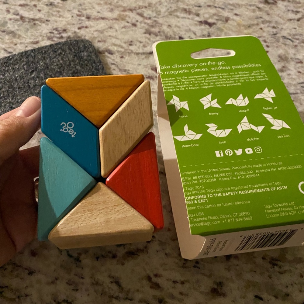 Wood Magnetic Blocks 🫶 Travel Kit 🙌